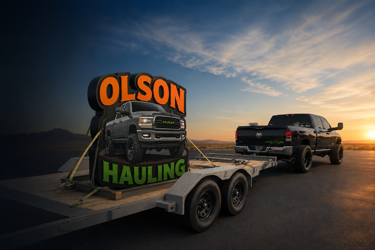 Olson Hauling Logo